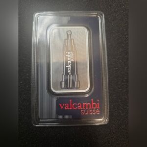 Valcambi Suisse 1oz .999 Silver Bar In Assay